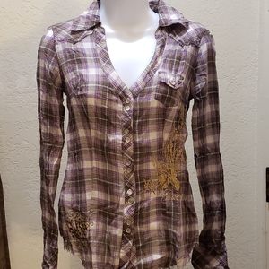Guess button down shirt